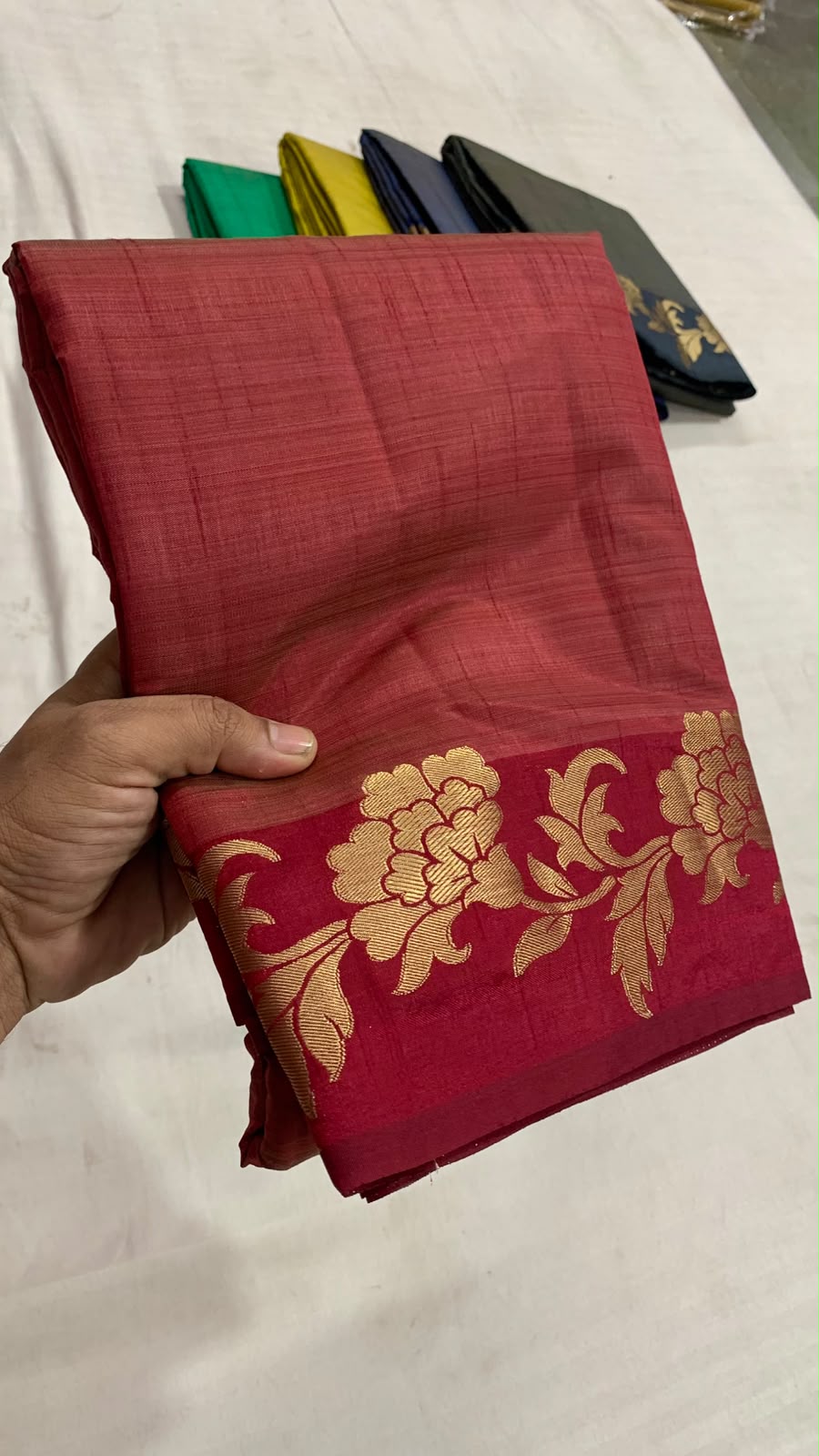 Benarasi Raw Silk Antique Zari Saree