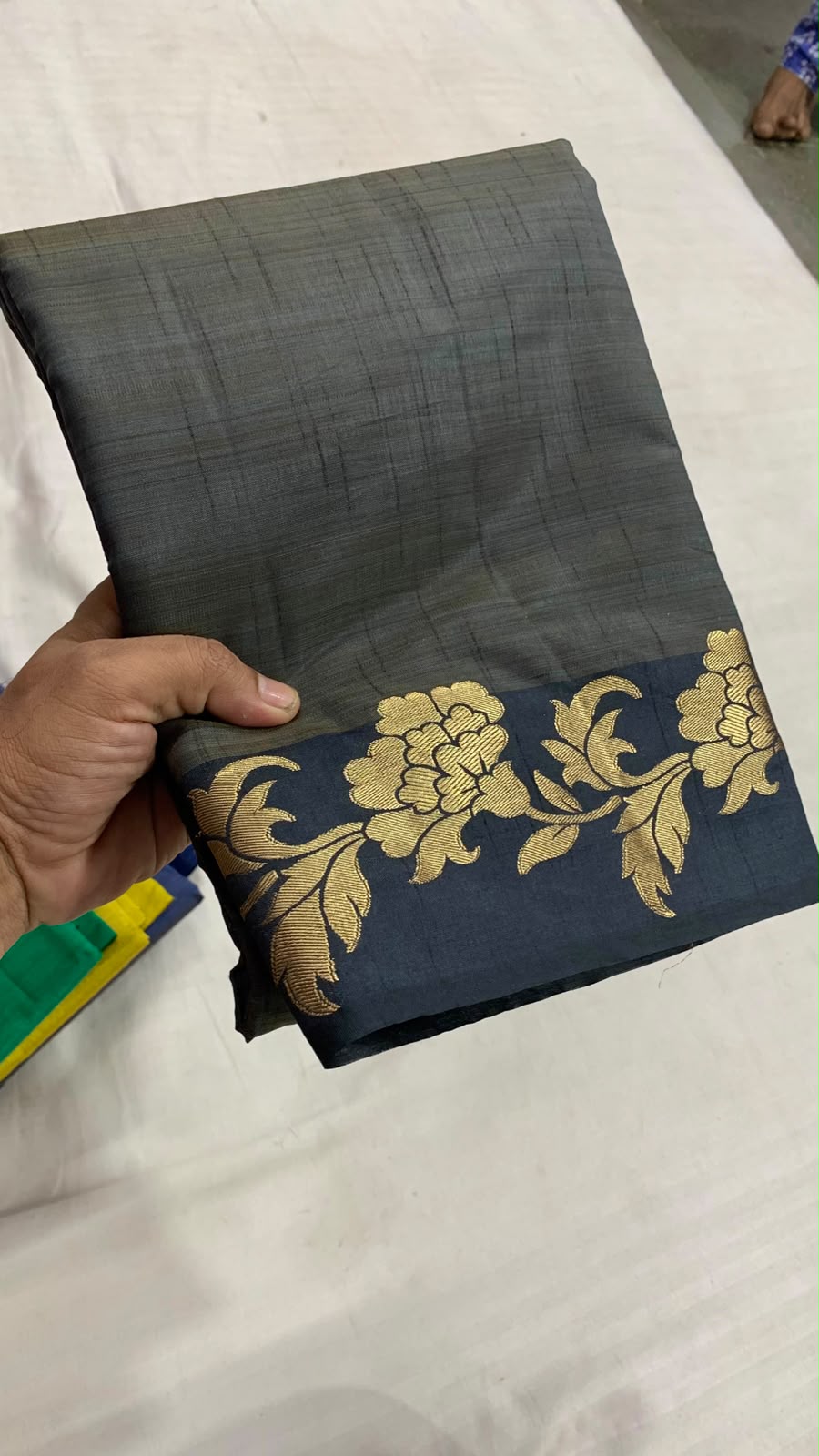 Benarasi Raw Silk Antique Zari Saree